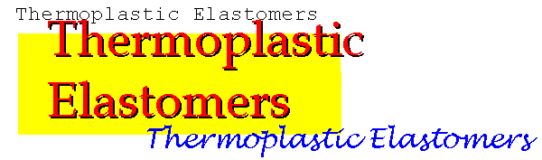 Termoplastiese Elastomere