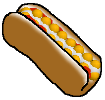 A teflon hot dog