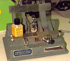 a film splicer for acetate negative