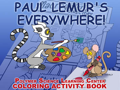 Paul Lemur's Everywhere - coloring book
