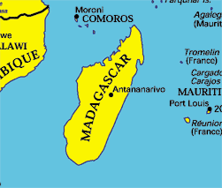 a map of Madagascar